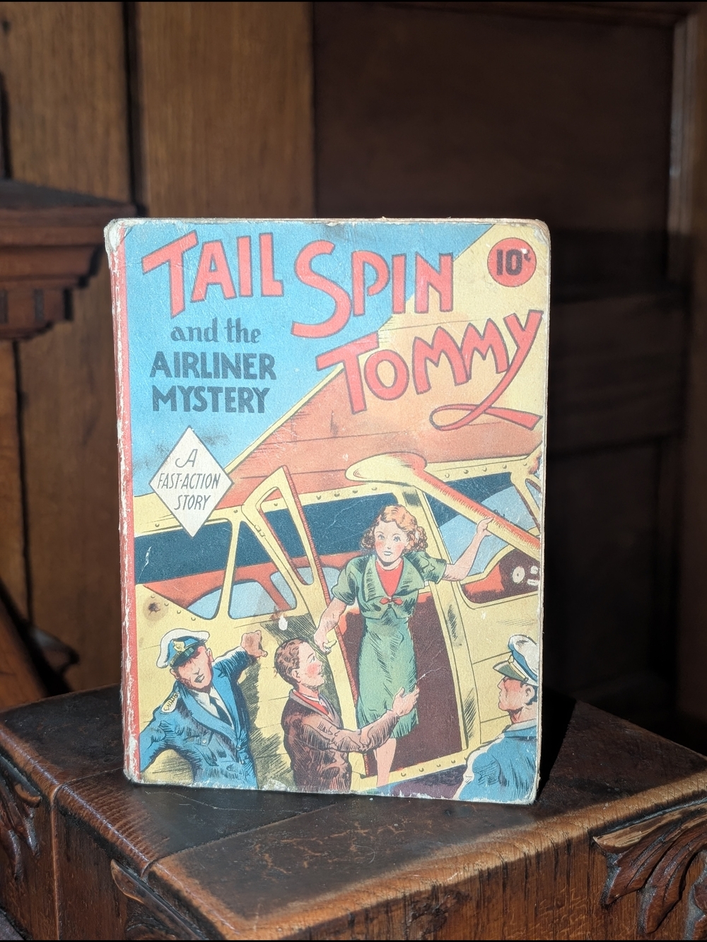 Vintage 1938 Big Little Book Tailspin Tommy and the Airliner Mystery Set IV